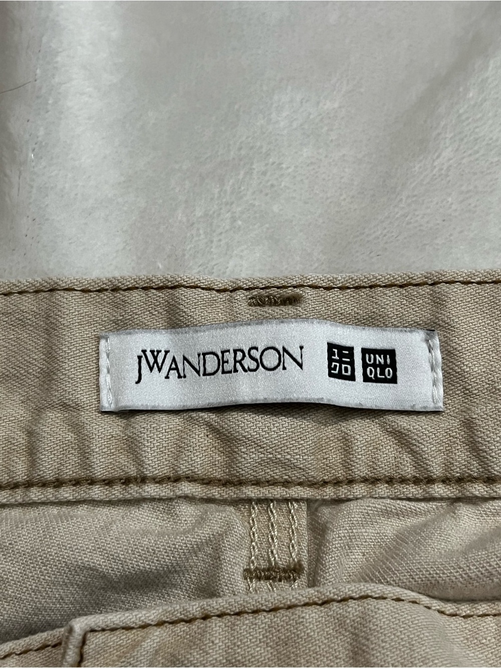 JW ANDERSON Uniqlo Men's Beige Chino Pants Size 33